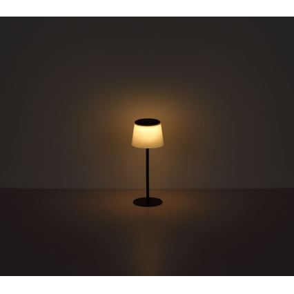 Globo - LED Dimmable touch outdoor table lamp LED/1,8W/5V IP44 1800 mAh black/white
