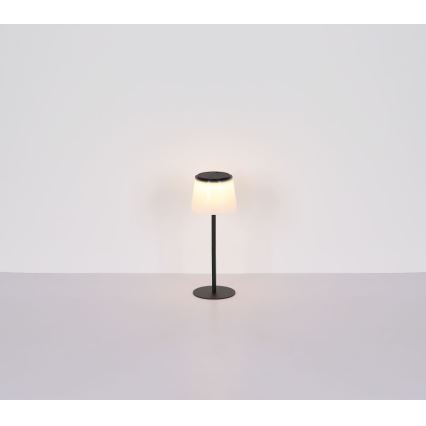 Globo - LED Dimmable touch outdoor table lamp LED/1,8W/5V IP44 1800 mAh black/white