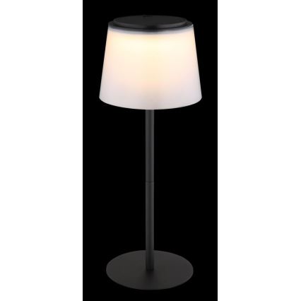 Globo - LED Dimmable touch outdoor table lamp LED/1,8W/5V IP44 1800 mAh black/white