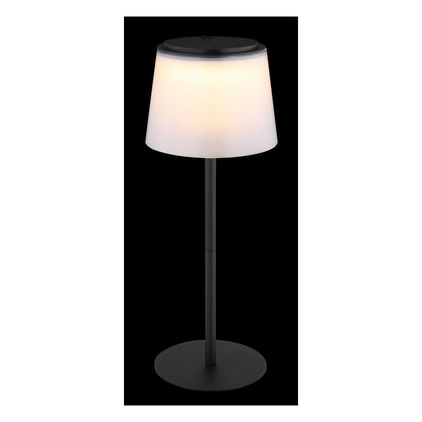 Globo - LED Dimmable touch outdoor table lamp LED/1,8W/5V IP44 1800 mAh black/white