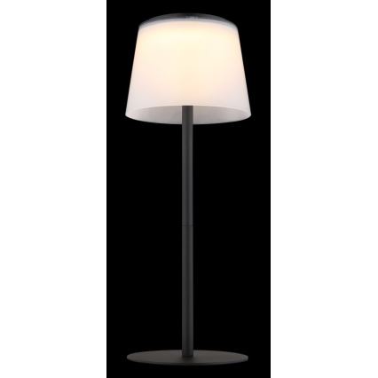 Globo - LED Dimmable touch outdoor table lamp LED/1,8W/5V IP44 1800 mAh black/white