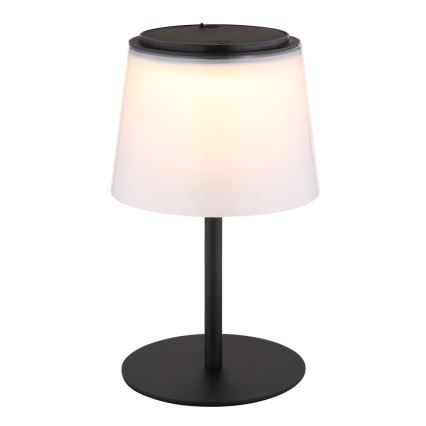 Globo - LED Dimmable touch outdoor table lamp LED/1,8W/5V IP44 1800 mAh black/white