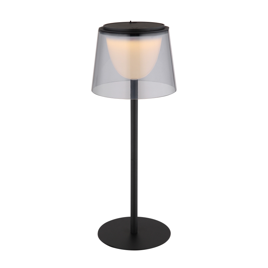 Globo - LED Dimmable touch outdoor table lamp LED/1,8W/5V IP44 1800 mAh black/smoky
