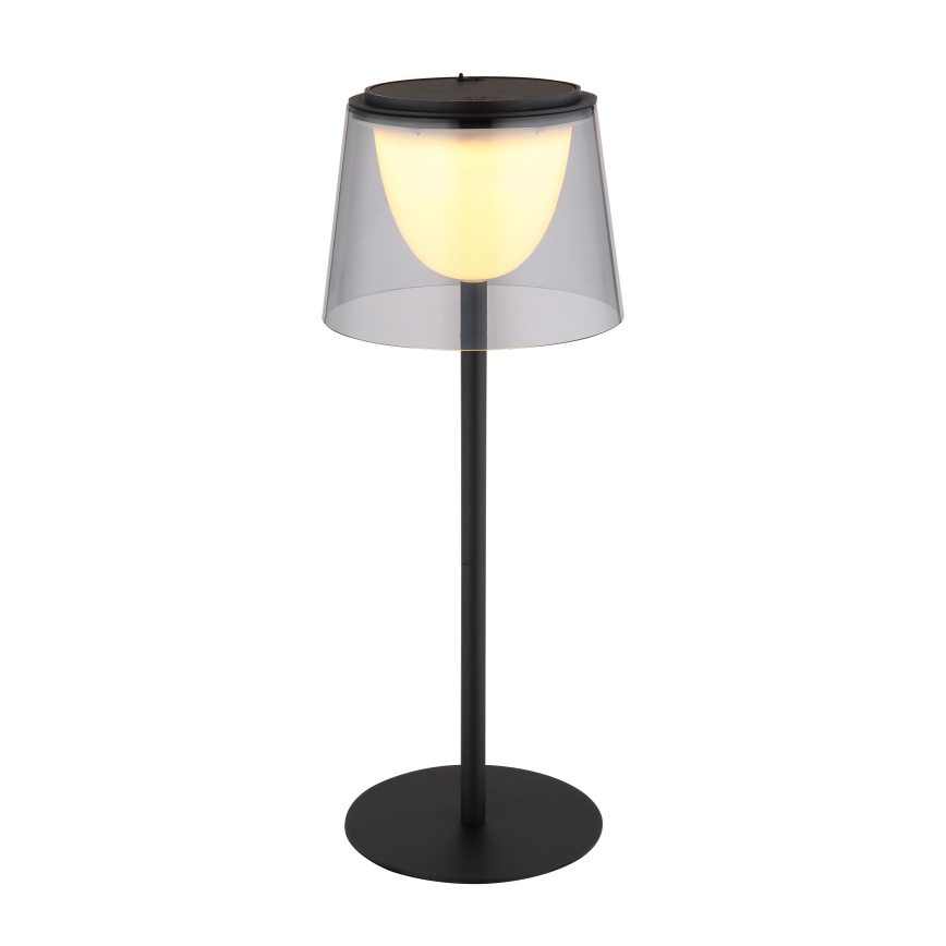 Globo - LED Dimmable touch outdoor table lamp LED/1,8W/5V IP44 1800 mAh black/smoky