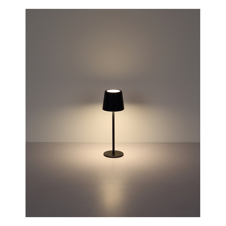 Globo - LED Dimmable outdoor touch table lamp LED/2W/5V 3000/4000/6000K 2200 mAh IP44 black