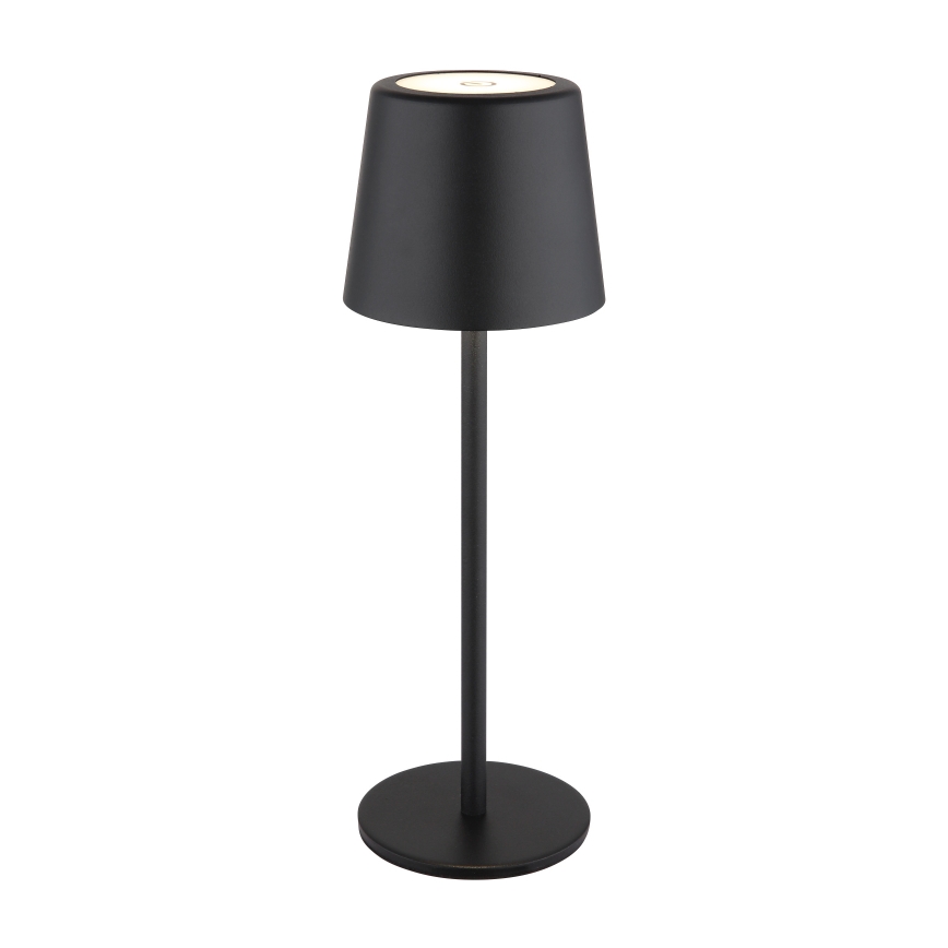 Globo - LED Dimmable outdoor touch table lamp LED/2W/5V 3000/4000/6000K 2200 mAh IP44 black
