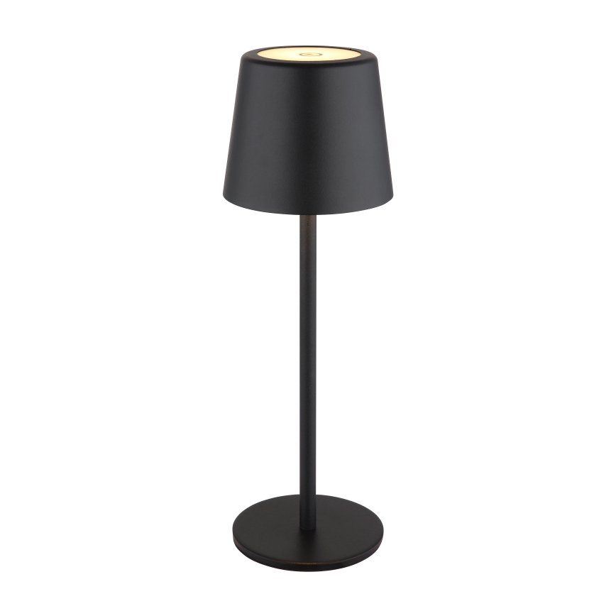 Globo - LED Dimmable outdoor touch table lamp LED/2W/5V 3000/4000/6000K 2200 mAh IP44 black