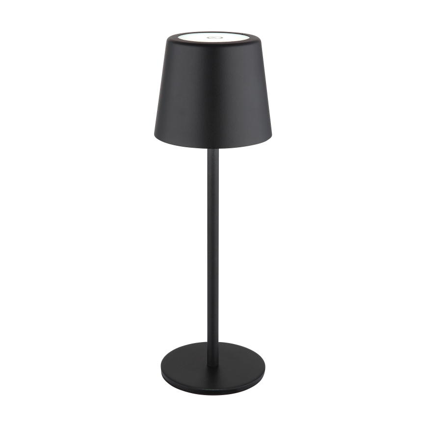 Globo - LED Dimmable outdoor touch table lamp LED/2W/5V 3000/4000/6000K 2200 mAh IP44 black