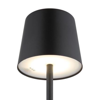 Globo - LED Dimmable outdoor touch table lamp LED/2W/5V 3000/4000/6000K 2200 mAh IP44 black