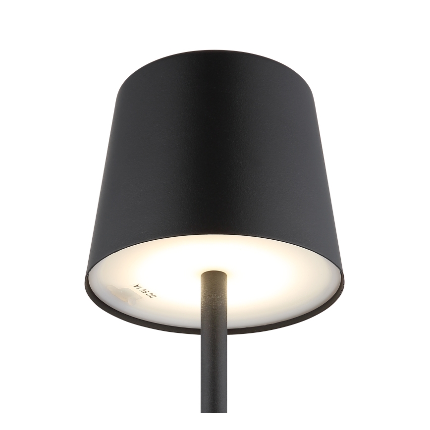 Globo - LED Dimmable outdoor touch table lamp LED/2W/5V 3000/4000/6000K 2200 mAh IP44 black