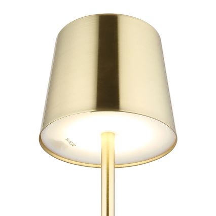 Globo - LED Dimmable Touch Rechargeable Desk Lamp LED/2W/3,7V 3000/4000/6000K 2200 mAh Gold