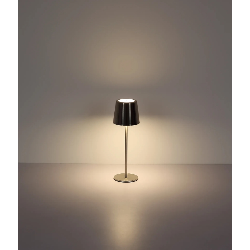 Globo - LED Dimmable Touch-Control Rechargeable Table Lamp LED/2W/3.7V 3000/4000/6000K 2200 mAh Glossy Chrome