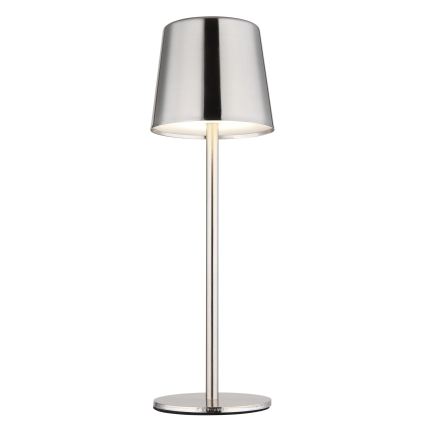 Globo - LED Dimmable Touch-Control Rechargeable Table Lamp LED/2W/3.7V 3000/4000/6000K 2200 mAh Glossy Chrome