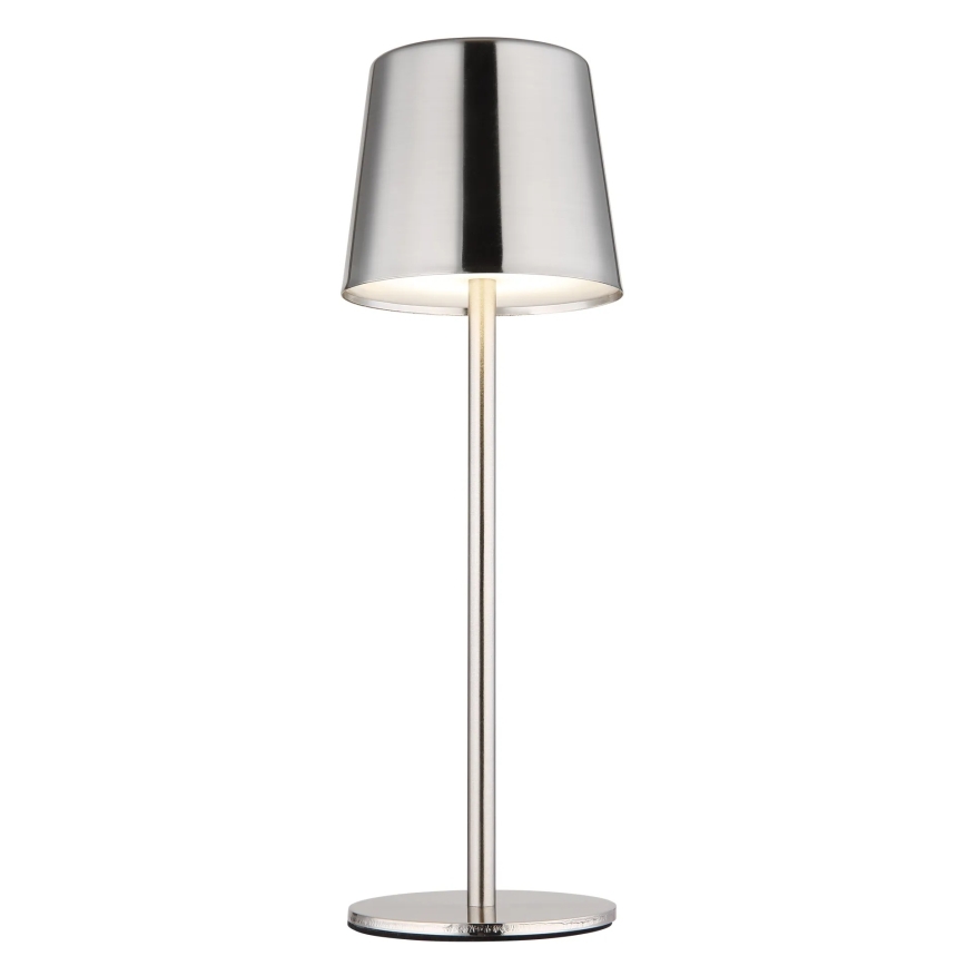 Globo - LED Dimmable Touch-Control Rechargeable Table Lamp LED/2W/3.7V 3000/4000/6000K 2200 mAh Glossy Chrome