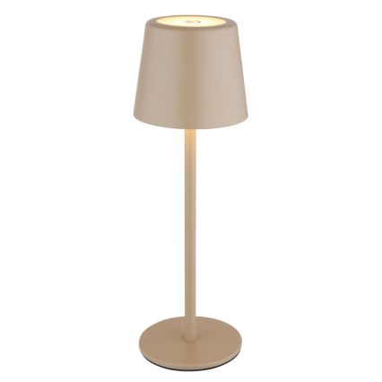 Globo - LED Dimmable outdoor touch table lamp LED/2W/5V 3000/4000/6000K 2200 mAh IP44 creamy