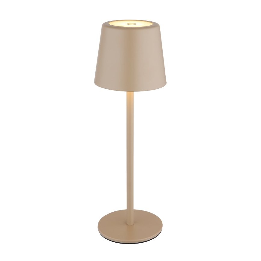 Globo - LED Dimmable outdoor touch table lamp LED/2W/5V 3000/4000/6000K 2200 mAh IP44 creamy