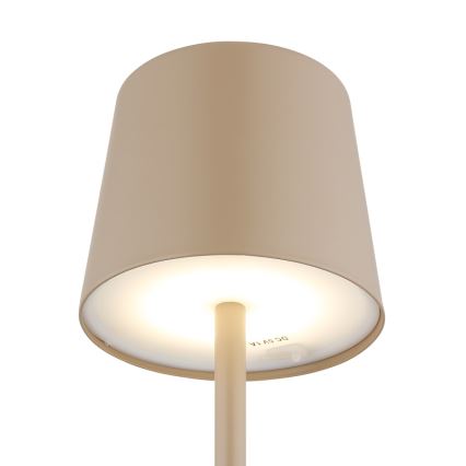 Globo - LED Dimmable outdoor touch table lamp LED/2W/5V 3000/4000/6000K 2200 mAh IP44 creamy