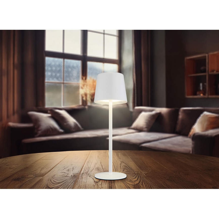Globo - LED Dimmable outdoor touch table lamp LED/2W/5V 3000/4000/6000K 2200 mAh IP44 white