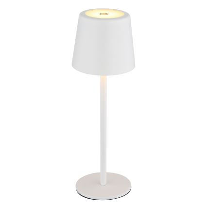 Globo - LED Dimmable outdoor touch table lamp LED/2W/5V 3000/4000/6000K 2200 mAh IP44 white
