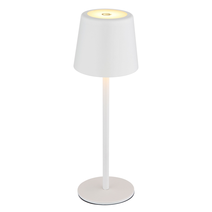 Globo - LED Dimmable outdoor touch table lamp LED/2W/5V 3000/4000/6000K 2200 mAh IP44 white