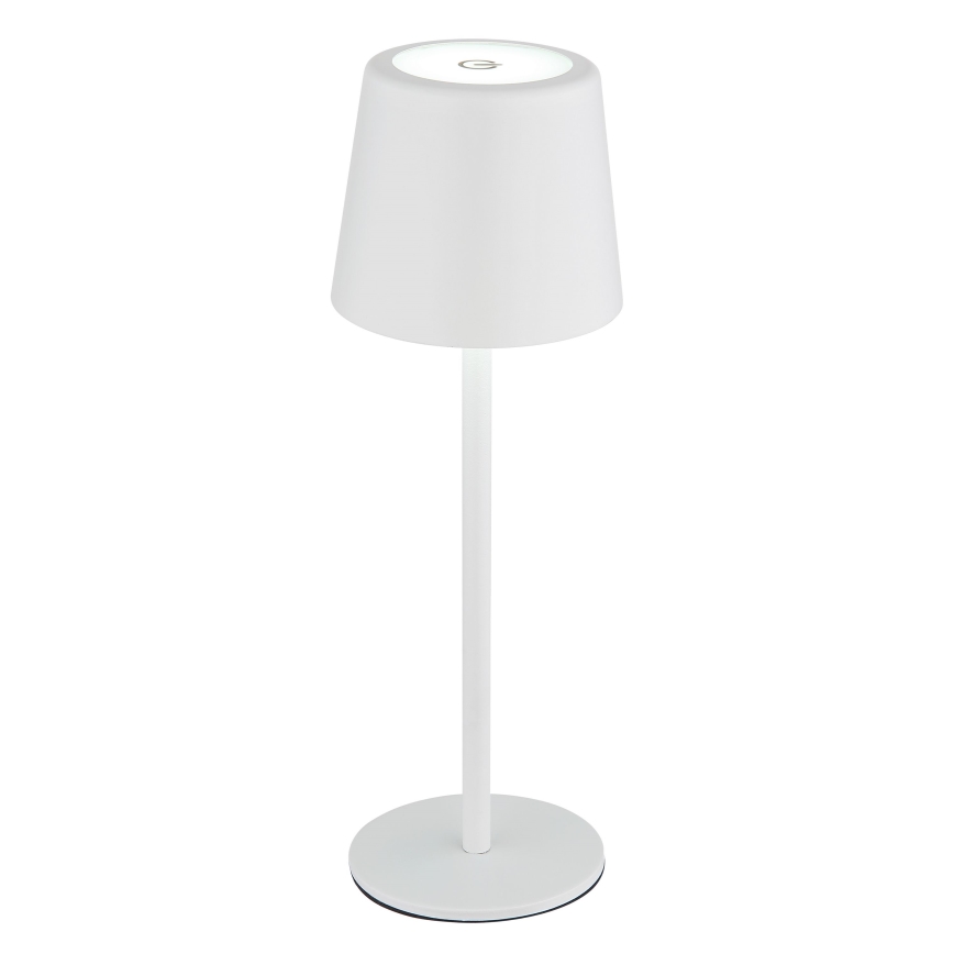 Globo - LED Dimmable outdoor touch table lamp LED/2W/5V 3000/4000/6000K 2200 mAh IP44 white