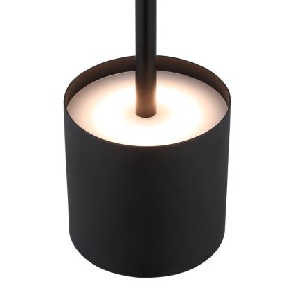 Globo - Touch-dimmable Rechargeable LED Table Lamp LED/1.5W/5V 2200 mAh Black
