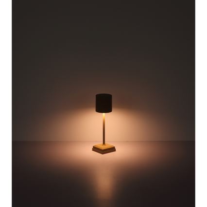 Globo - Dimmable touch-operated rechargeable LED table lamp LED/1.5W/5V 2200 mAh beige