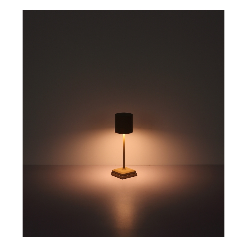Globo - Dimmable touch-operated rechargeable LED table lamp LED/1.5W/5V 2200 mAh beige