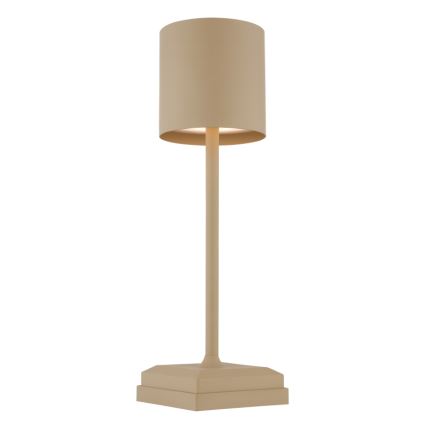 Globo - Dimmable touch-operated rechargeable LED table lamp LED/1.5W/5V 2200 mAh beige