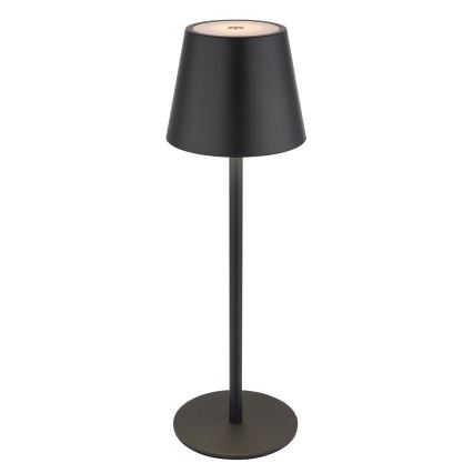 Globo - Dimmable Touch-Sensitive Rechargeable Outdoor Table Lamp, 3-in-1, LED 3W/5V, 3000/4000/5000K, IP54, 1800 mAh, Black