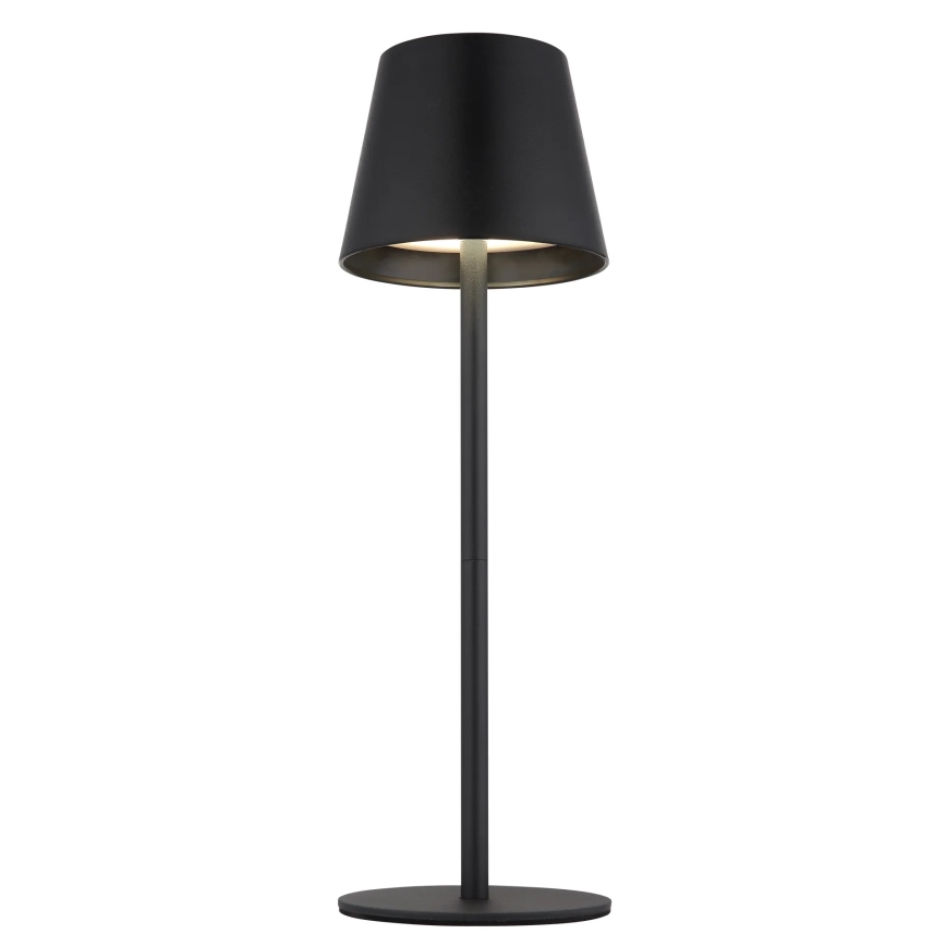 Globo - Dimmable Touch-Sensitive Rechargeable Outdoor Table Lamp, 3-in-1, LED 3W/5V, 3000/4000/5000K, IP54, 1800 mAh, Black