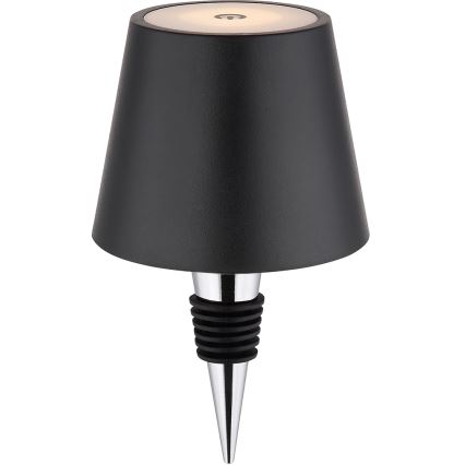 Globo - Dimmable Touch-Sensitive Rechargeable Outdoor Table Lamp, 3-in-1, LED 3W/5V, 3000/4000/5000K, IP54, 1800 mAh, Black