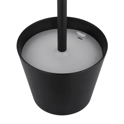 Globo - Dimmable Touch-Sensitive Rechargeable Outdoor Table Lamp, 3-in-1, LED 3W/5V, 3000/4000/5000K, IP54, 1800 mAh, Black
