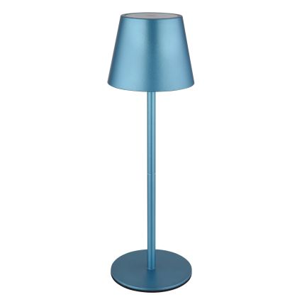 Globo - Touch-dimmable Rechargeable Outdoor Table Lamp 3-in-1, LED/3W/5V, 3000/4000/5000K, IP54, 1800 mAh, Blue
