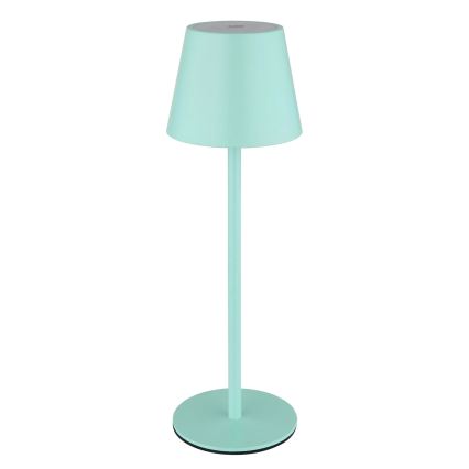 Globo - LED Dimmable Touch Rechargeable Outdoor Table Lamp 3-in-1 LED/3W/5V 3000/4000/5000K IP54 1800 mAh Mint Green