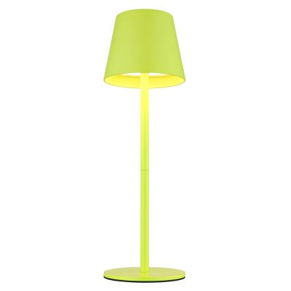 Globo - LED Dimmable Touch Rechargeable Outdoor Table Lamp 3-in-1 LED/3W/5V 3000/4000/5000K IP54 1800 mAh green
