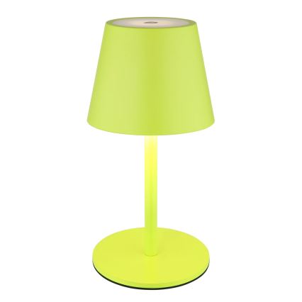 Globo - LED Dimmable Touch Rechargeable Outdoor Table Lamp 3-in-1 LED/3W/5V 3000/4000/5000K IP54 1800 mAh green