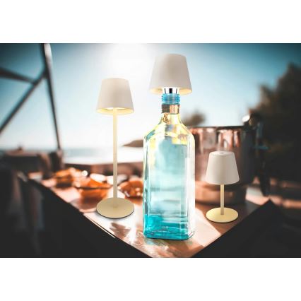 Globo - LED Dimmable Touch-Controlled Rechargeable Outdoor Table Lamp 3-in-1 LED/3W/5V 3000/4000/5000K IP54 1800 mAh