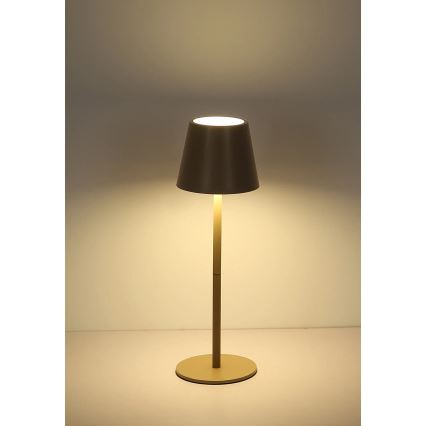 Globo - LED Dimmable Touch-Controlled Rechargeable Outdoor Table Lamp 3-in-1 LED/3W/5V 3000/4000/5000K IP54 1800 mAh