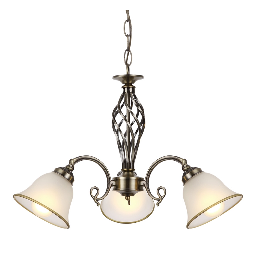 Globo - Chandelier on a chain 3xE27/60W/230V