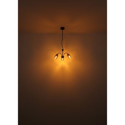 Globo - Chandelier on a chain 3xE14/25W/230V
