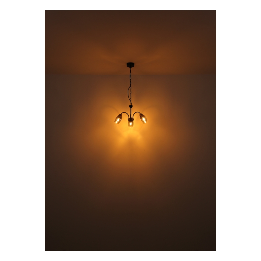 Globo - Chandelier on a chain 3xE14/25W/230V