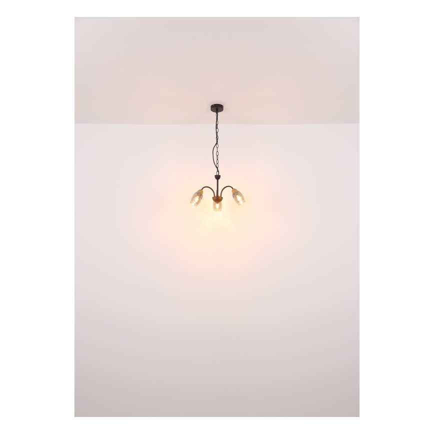 Globo - Chandelier on a chain 3xE14/25W/230V