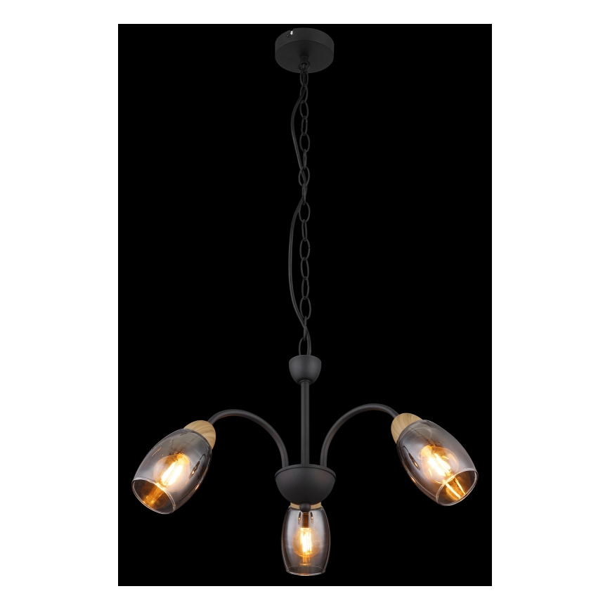 Globo - Chandelier on a chain 3xE14/25W/230V