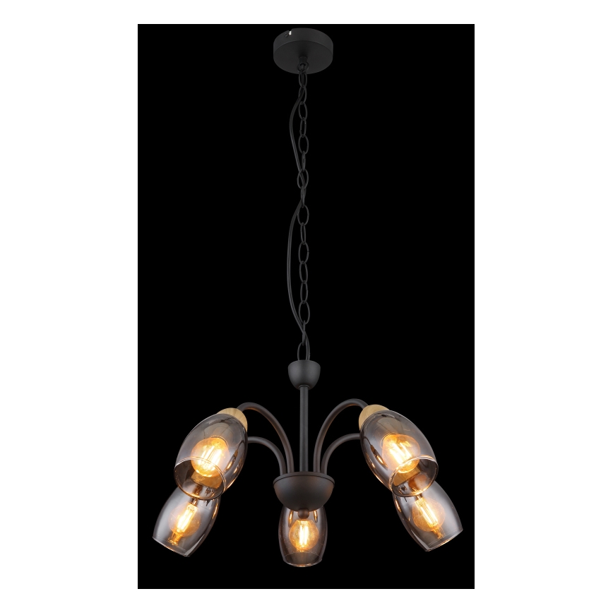 Globo - Chandelier on a chain 5xE14/25W/230V