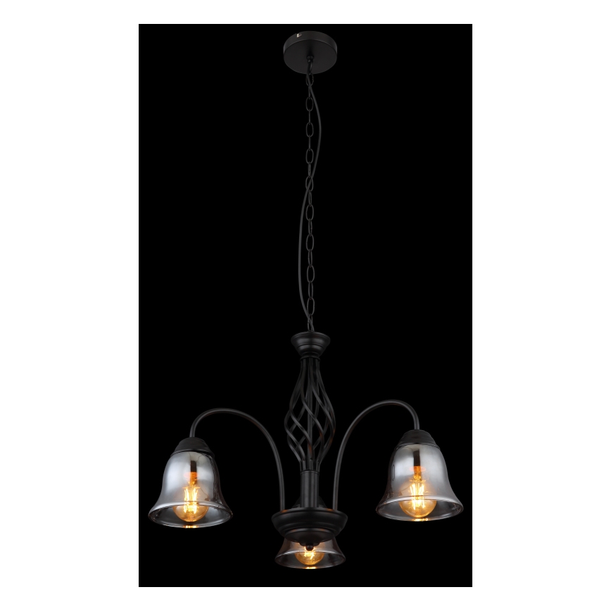 Globo - Chandelier on a chain 3xE27/60W/230V
