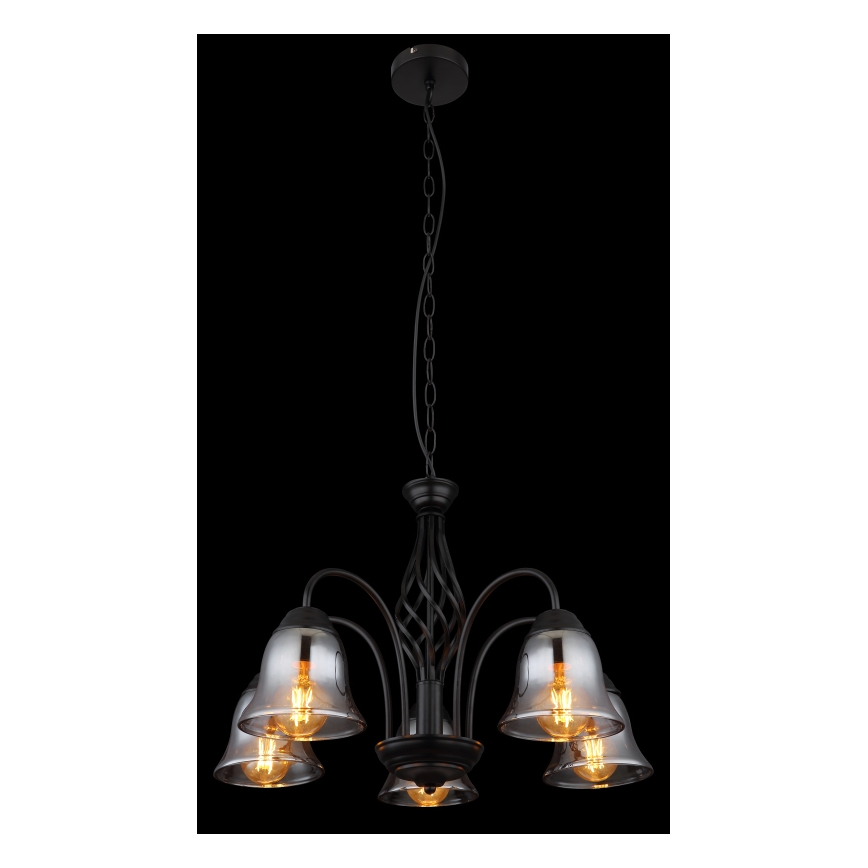 Globo - Chandelier on a chain 5xE27/60W/230V