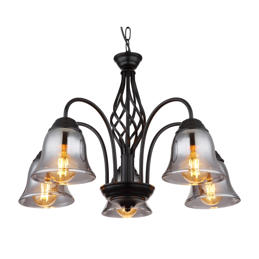 Globo - Chandelier on a chain 5xE27/60W/230V