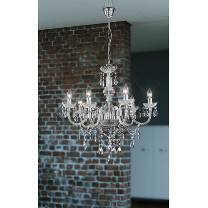 Globo - Pendant ceiling light 6xE14/40W/230V