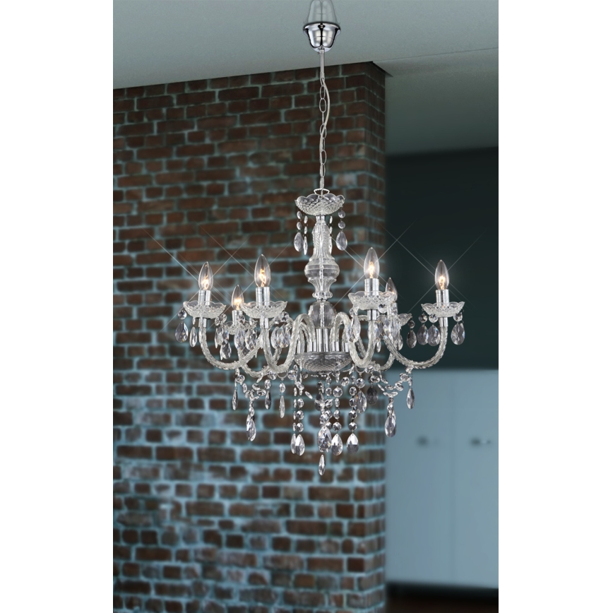 Globo - Pendant ceiling light 6xE14/40W/230V